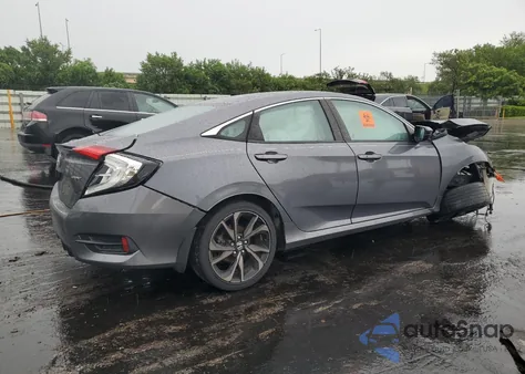 2020 Honda Civic Sport из США, поврежденный, VIN 2HGFC2F82LH561487